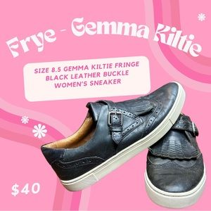 Size 8.5 Frye Sneaker (Gemma Kiltie). Love this shoe but it is too big for me!